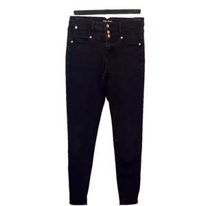 ONLY BRAND, Skinny jeans, Size Small Waist 13 1/3” waist. Black denim USED